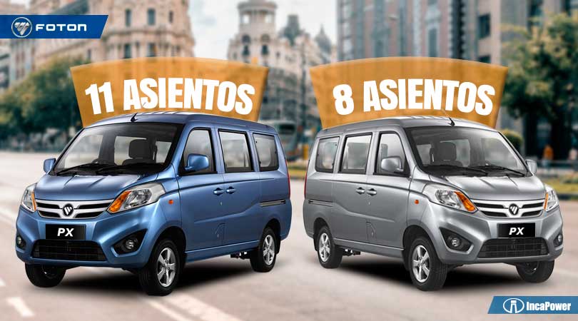 Minivan Foton 8 y 11 asientos Minivan Foton 8 y 11 asientos