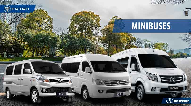 Aprovecha el fin de semana largo y activa tu negocio con los minibuses Foton.