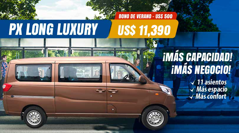 Minivan para negocio con más capacidad - PX Long Luxury 11 asientos de FOTON